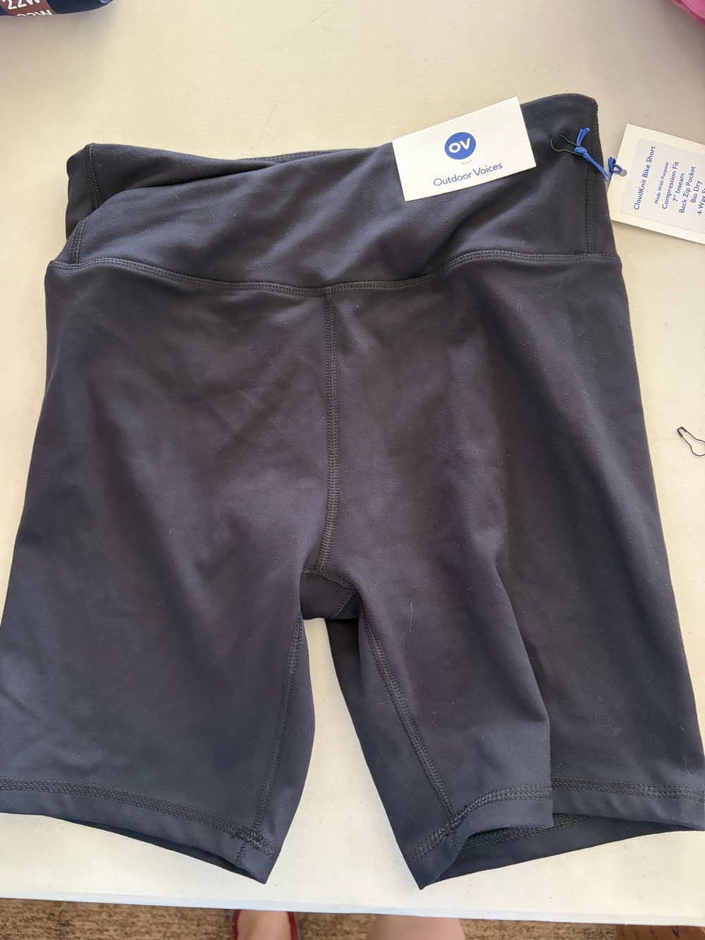 Outdoor Voices Black Athletic Biker Shorts